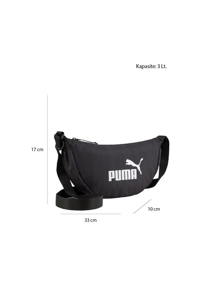 Puma Base Half Moon Unisex Omuz Çantası Siyah