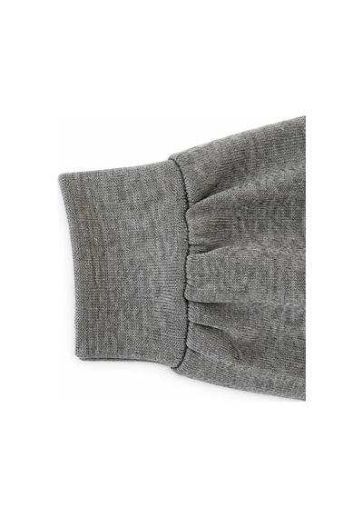 Angel&co. Girls Clothing Kız Çocuk Gri Uzun Kollu Maksi Tesettür Penye Elbise Gri - 842728793 Gri