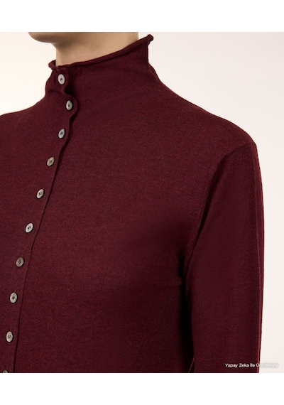 Yargıcı Regular Dik Yaka Uzun Kol Kazak 26kktr2150x 608 Bordo