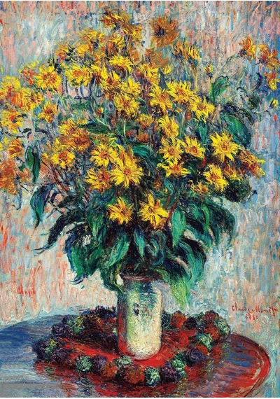 Art Puzzle Kudüs Enginar Çiçekleri, Claude Monet 1000 Parça Puzzle Belirtilmemiş