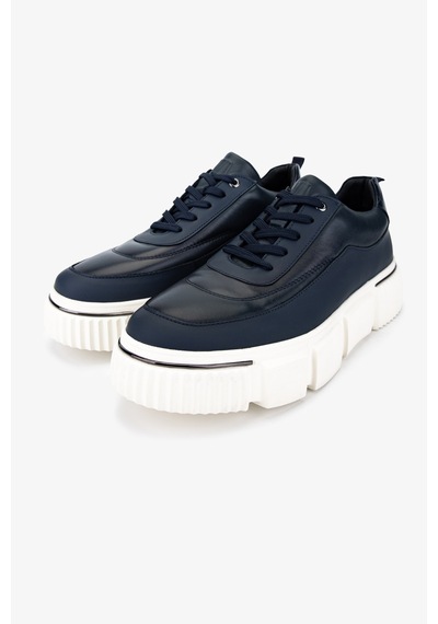 Valmenti Erkek Hakiki Deri Sneakers & Spor Ayakkabı 381 22035 Erk Ayk Sk25-26 Lacı Dr/lacı Mat Lacivert
