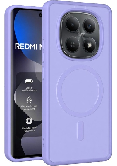 Joko Xiaomi Redmi Note 15 Pro 4g Jota Magsafe Kapak - Lila 0.2M-Çok Renkli