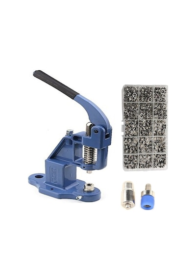 10.5 Mm 200 Set Metal Çıt Çıt ve El Presi Takma Çakım Komple Seti