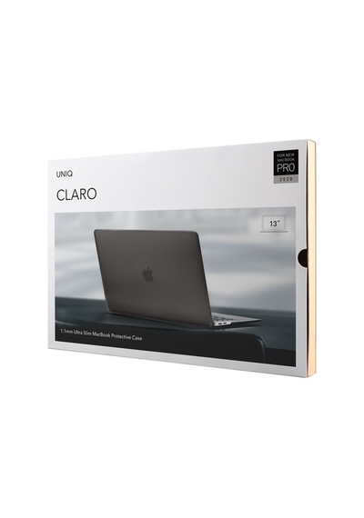 Apple Uyumlu MacBook Pro 13.3 Inç 2338 Kılıf Husk Claro Mat Koruyucu Kapak Smoke