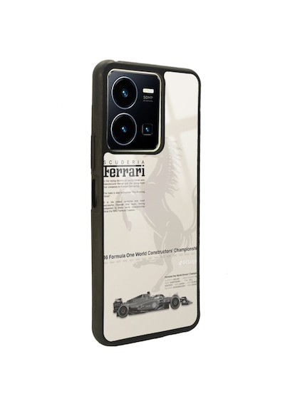 Vivo Y22s Ferrari Tasarımlı Glossy Telefon Kılıfı Çok Renkli