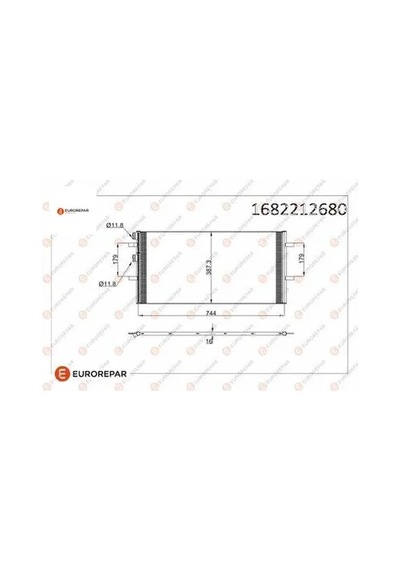 Erp Klıma Radyatoru Transıt 724 387,3 X 16 V347-8 2.2tdc 2.4tdcı Eurorepar 1682212680