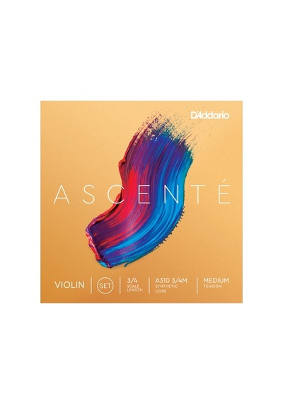 Daddarıo A310 3/4m Keman Tel Seti, Ascente, Scale 3/4, Medıum Tensıon