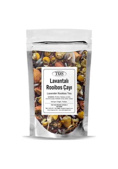Tos The Organic Spices Lavantalı Rooibos Çayı 100 G
