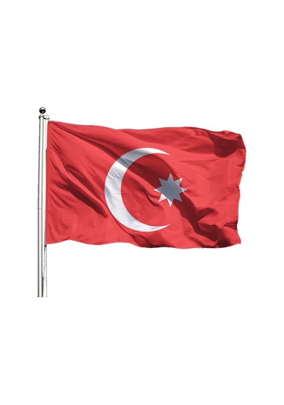 Osmanlı Bayrağı 100x150 - Tek Kat Raşel