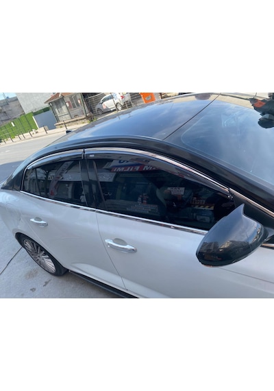 Renault Megane 4 Sedan Kromlu Cam Rüzgarlığı 4’Lü Niken