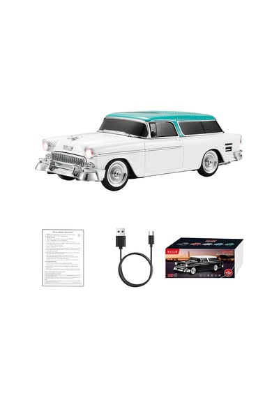 Retro Klasik Araba Bluetooth Hoparlör Kablosuz Hd Ses Fm Radyo Yg-1955 5047