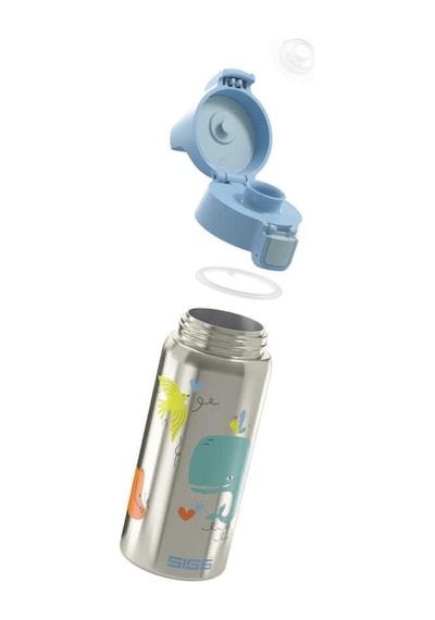 Sigg 6023.30 Therm One 0,5l Çocuk Termos, Whale Friend Çok Renkli