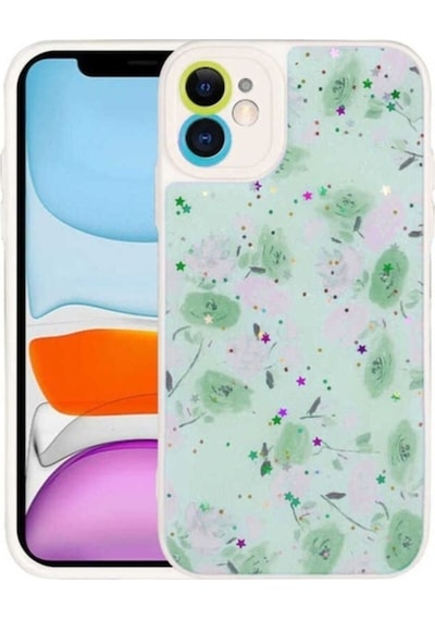 Apple Uyumlu iPhone 11 Kılıf Kamera Korumalı Sert Desenli Zore Pami Kapak NO3