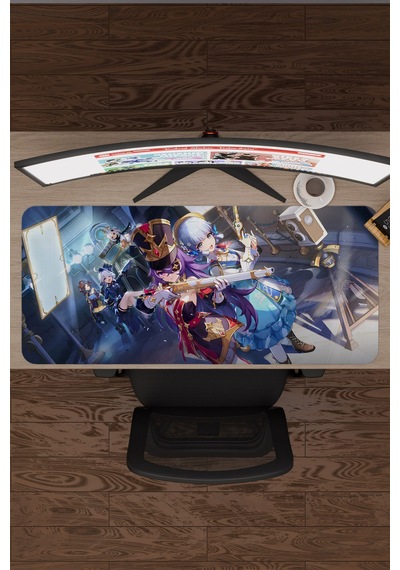 Chevreuse Genshin Impact Anime Gacha V5 - 90x40 Xxl Gaming Mouse Pad Fare Altlığı