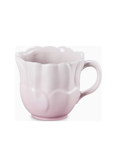 Le Creuset Seramik Çiçek Desenli Kupa Shell Pink