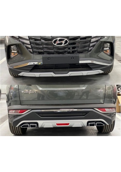 Hyundai Tucson Ön Arka Tampon Koruması Difüzör  2021+