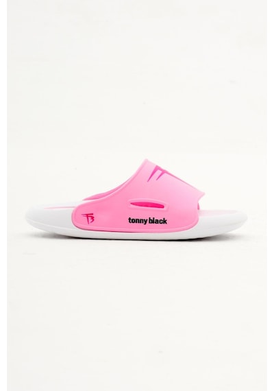 Tonny Black Poıli Taban Logolu Çocuk Unisex Pembe Terlik Tbacr896 PEMBE