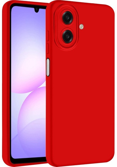 Samsung Uyumlu Galaxy A07 4g First Silikon Kırmızı