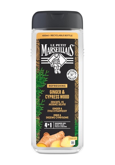 Le Petit Marseillais Duş Jeli Men Serisi Zencefil & Akdeniz Selvisi 400 Ml Sku: Smg8690010391872 Diğer