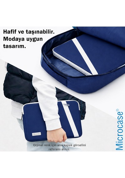 Huawei Matepad 11.5 2025 İle Uyumlu Sleeve Tipi 10-11'' Tablet Çantası Lacivert Al5538 Laptop Çantası