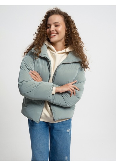 Regular Fit Kadın Mont Mint Yeşili