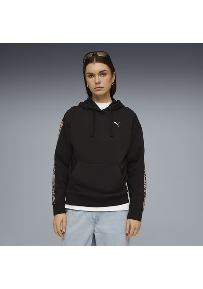 Puma Ess Graphıc Animal Hoodie Kadın Siyah Sweatshirt 69182201