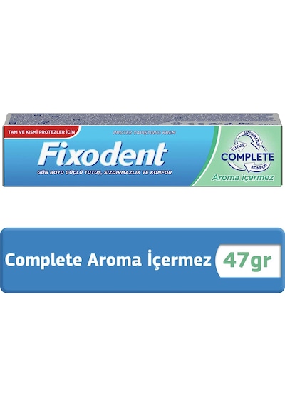Fixodent Complete Aroma İçermez Diş Protez Yapıştırıcı Krem  47 G