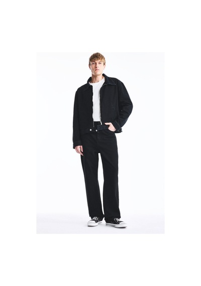 Defacto Baggy Fit Normal Bel Geniş Paça Jean Pantolon F2985ax26aunm40 Siyah-nm40