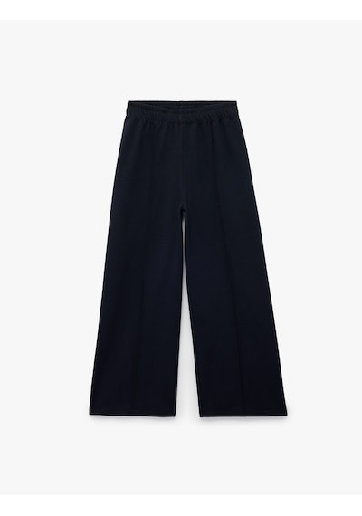 Koton Beli Lastikli Basic Eşofman Altı Lacivert 7wkg40123ak