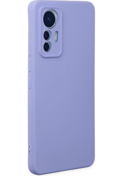 Ilkeshop Newface Xiaomi Mi 12 Lite Kılıf Nano İçi Kadife Silikon - Lila
