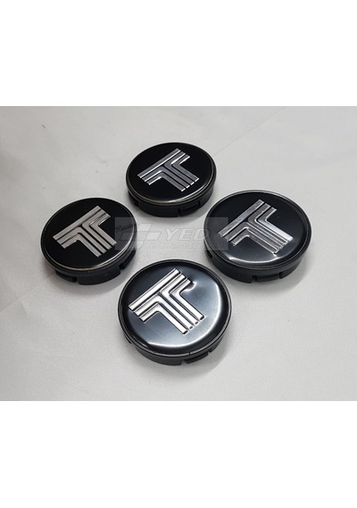 Jant Göbeği Tofaş Uyumlu 58/55 55Mm Yuva 4'Lü Set T Logolu Alüminyum