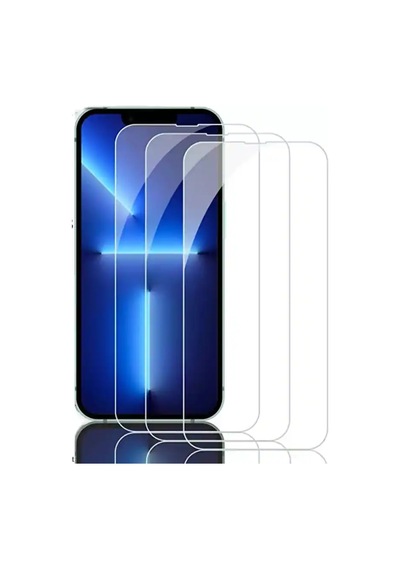 Apple iPhone 17e İle Uyumlu Ekran Koruyucu Şeffaf Temperli Kırılmaz Cam Ekran Koruyucu 3 Adet