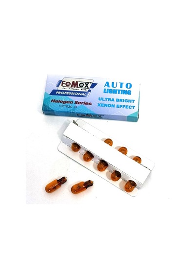 T10 W5w Park Aydınlatma 10'lu Paket Naturel Turuncu