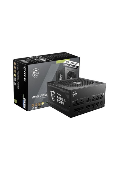 Mag 850w Güç Kaynağı 80 Plus Altın - Atx 3.0 Pcıe 5.0 Hazır - 12vhpwr Mag A850gl Pcıe5