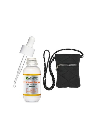 C Vitamini Parlak Süper Aydınlatıcı Serum 30ml & Telefon Çantası Hediyesi