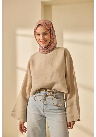 Silk Home Soft Eşarp 73090-13 Uruncu, Eflatun, Pastel Mor