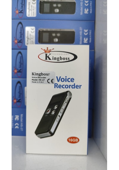 Kingboss Hs-27 Profesyonel Dijital Ses Kayıt Cihazı 16gb Hafıza M