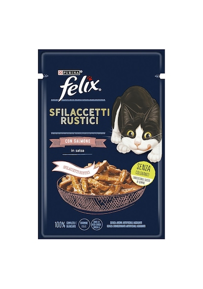 4 Adet Felix Pouch Tasty Shreds Somon 80g