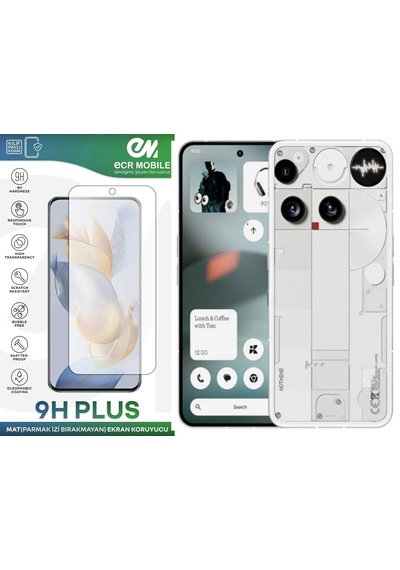 Nothing Phone 3 İle Uyumlu Mat 9h Nano Ekran Koruyucu Parmak İzi Bırakmaz