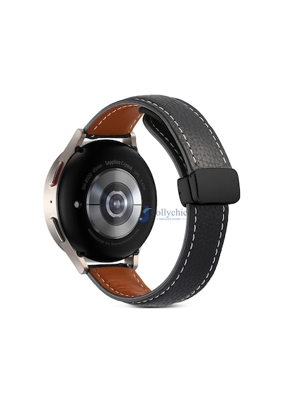 Huawei Watch Honor Magic 2 Gt2 Gt3 42mm Kordon Magnetli Pu Deri Kordon 20mm