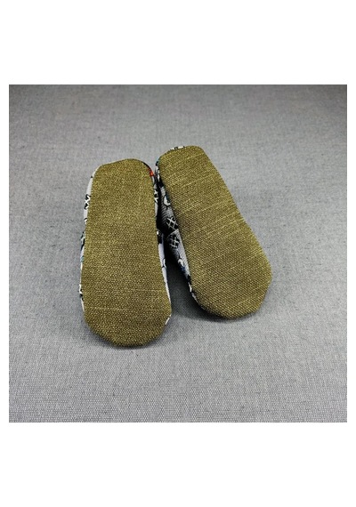 Loove Bebe Bebek Patik Ev Kreş Ayakkabısı Lastikli Ergonomik Tasarım Gri