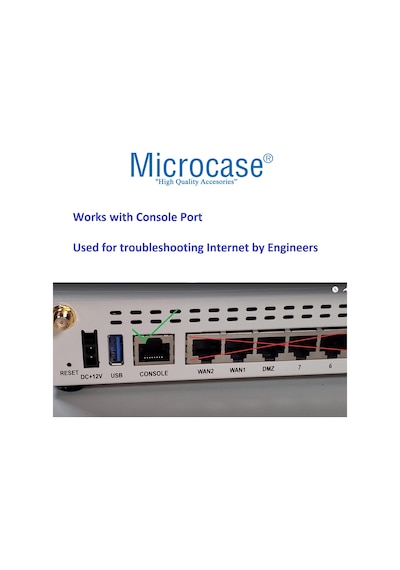 1.8mt Usb 2.0 Usb'den Rj45'e Çeviren Konsol Kablosu Al3948