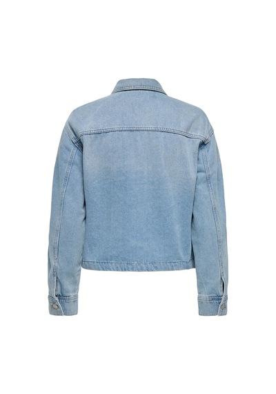 Onlmıka L/s Dnm Jkt Akm Moch Kadın Light Blue Denim Ceket - 15352316 Denim
