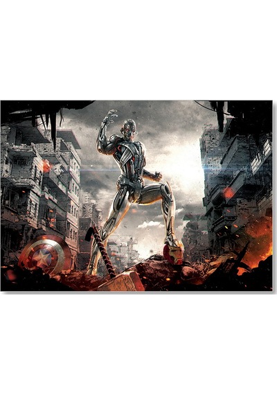 Cakasepetim Ultron Supervillain Artwork Ahşap Mdf Tablo