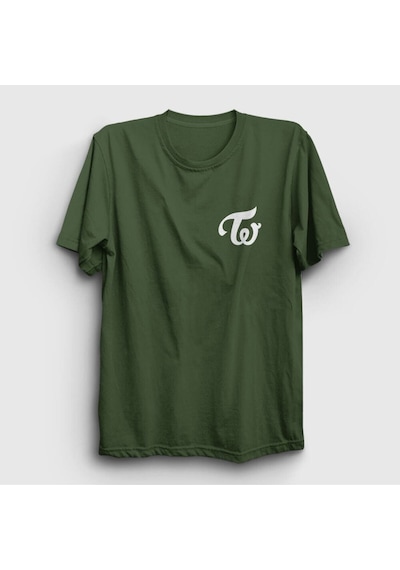 Noıssey Unisex Haki Logo K-pop Twice T-shirt 280350tt