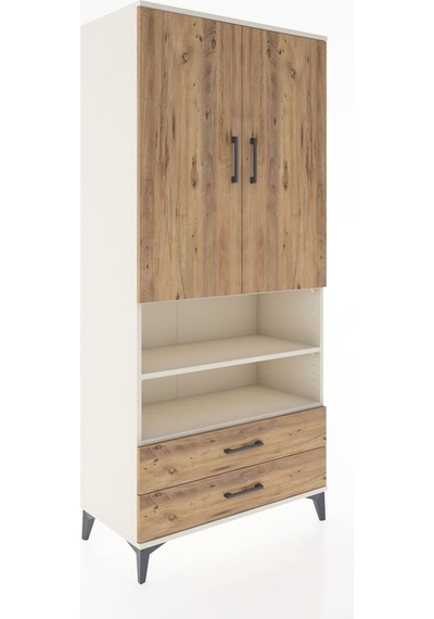 Hyperion Dolap 5 Raflı 2 Çekmeceli 2 Kapaklı 88x44x195 Aytaşı... Aytaşı Hyperion Dolap 5 Raflı 2 Çekmeceli 2 Kapaklı 88x44x195 Aytaşı... Aytaşı
