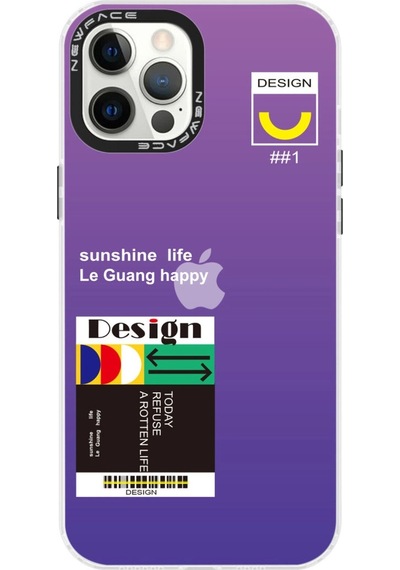 Apple Uyumlu iPhone 12 Pro Max Kılıf Estoril Desenli Kapak Desen 4/