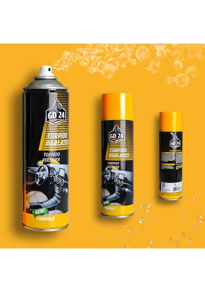 Gd 24 Torpido Parlatıcı & Plastik Parlatıcı Bakım Spreyi 500 Ml - Solmuş Yüzeyleri Canlandırın 500 Ml