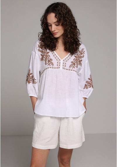 Colin's Colins Fashion Fit Kadın Beyaz Gömlek Cl1080583 Q1.v1 Wht