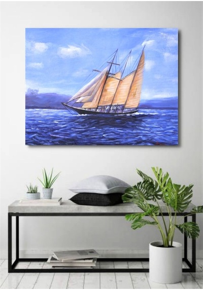 Yağlı Boya Tablo %100 El Yapımı Home In Joy 84Cmx75Cm (535799530)